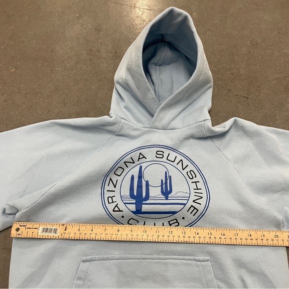 Vintage Arizona Sunshine Club Hoodie Size Medium 20x21” - Picture 4 of 6
